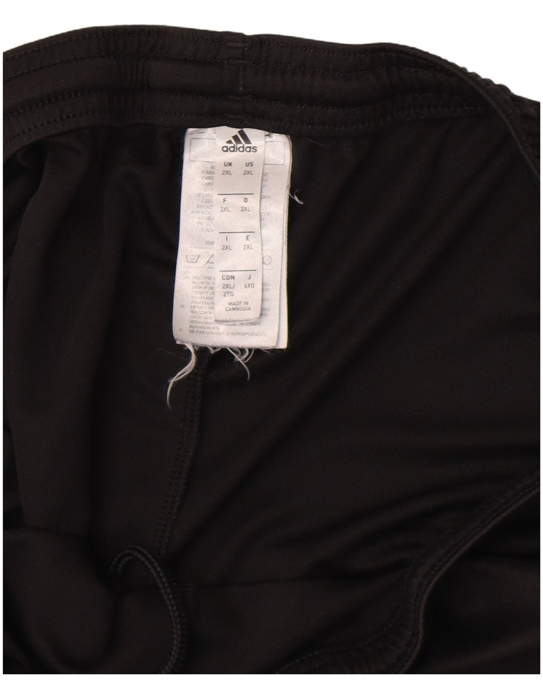 Adidas Pantalones cortos deportivos Aeroready para hombre 2XL Poliéster negro