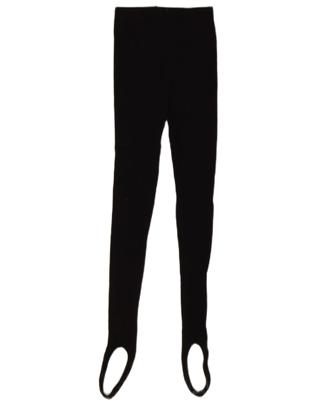 Zara Leggings con estribo para mujer UK 40 Mediano Algodón negro