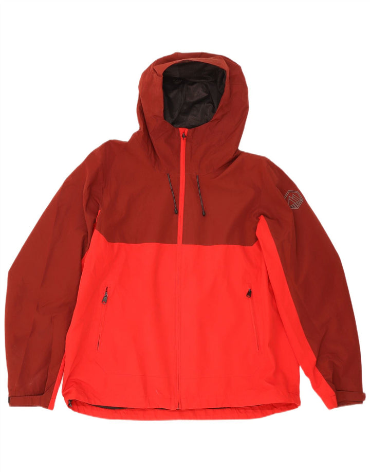 Marks & Spencer Chaqueta impermeable con capucha para hombre UK 42 XL Rojo