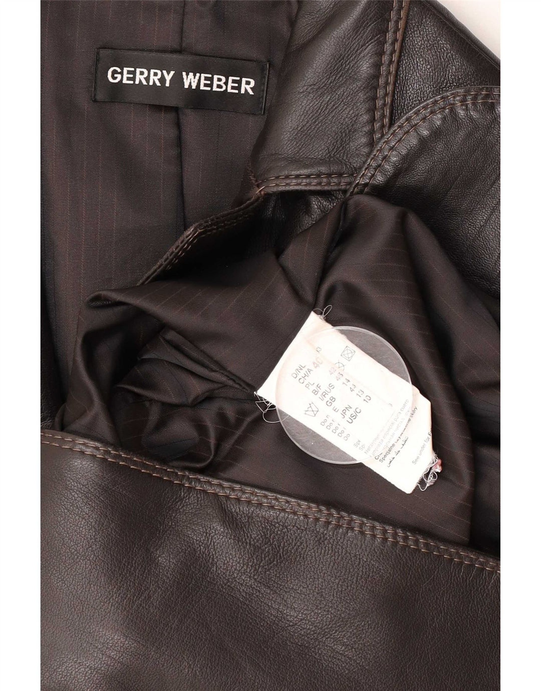 Gerry Weber Chaqueta Blazer de 2 Botones para Mujer UK 44 Marrón Medio