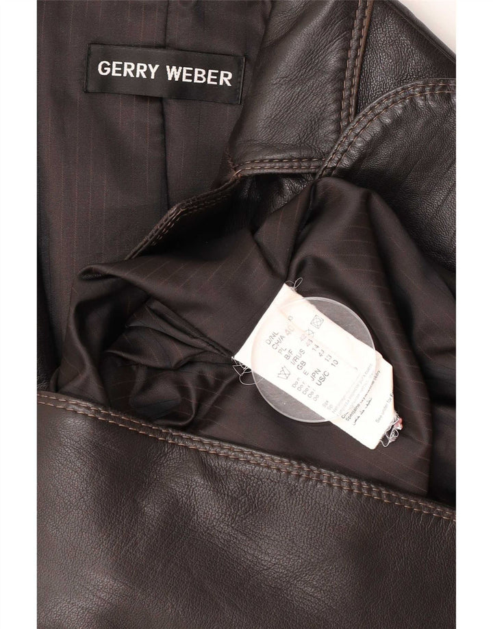 Gerry Weber Chaqueta Blazer de 2 Botones para Mujer UK 44 Marrón Medio