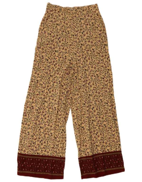 Billabong Pantalones Harem de cintura alta para mujer US 6 Medium W26 L27 Beige Floral