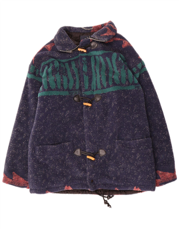 Vintage hombres chaqueta de lana Reino Unido 38 medio azul marino rayas