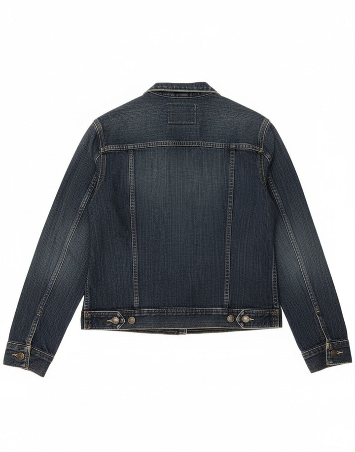 Eddie Bauer Chaqueta vaquera corta para mujer Reino Unido 14 Algodón azul medio