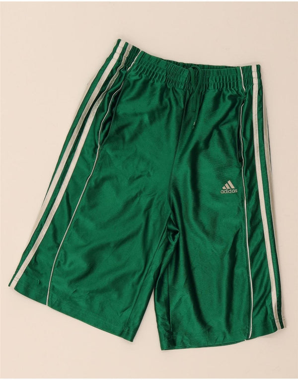Adidas Pantalón Corto Deportivo Niño 10-11 Años Verde Medio Poliéster