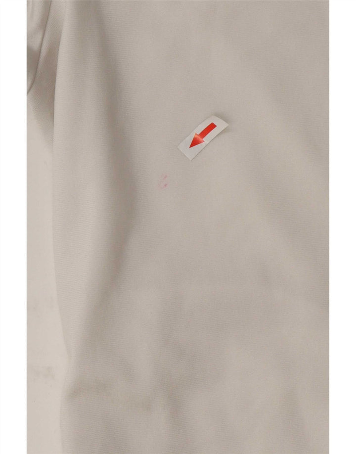 Adidas - Chaqueta de chándal para mujer, talla 40, poliéster blanco grande