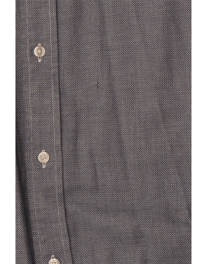 TOMMY HILFIGER Camisa de corte regular para hombre XL Algodón con lunares grises