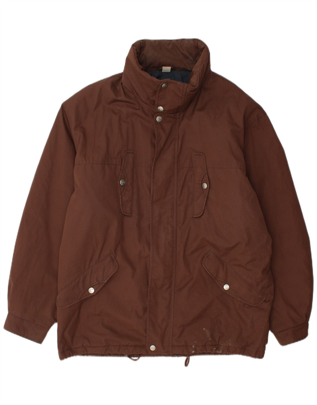 FILA Chaqueta utilitaria con capucha Magic Line para hombre IT 50 Poliéster marrón grande