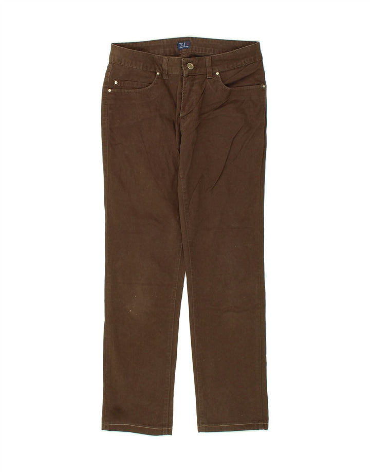 TRUSSARDI Womens Straight Jeans W26 L28  Brown Cotton | Vintage Trussardi | Thrift | Second-Hand Trussardi | Used Clothing | Messina Hembry 