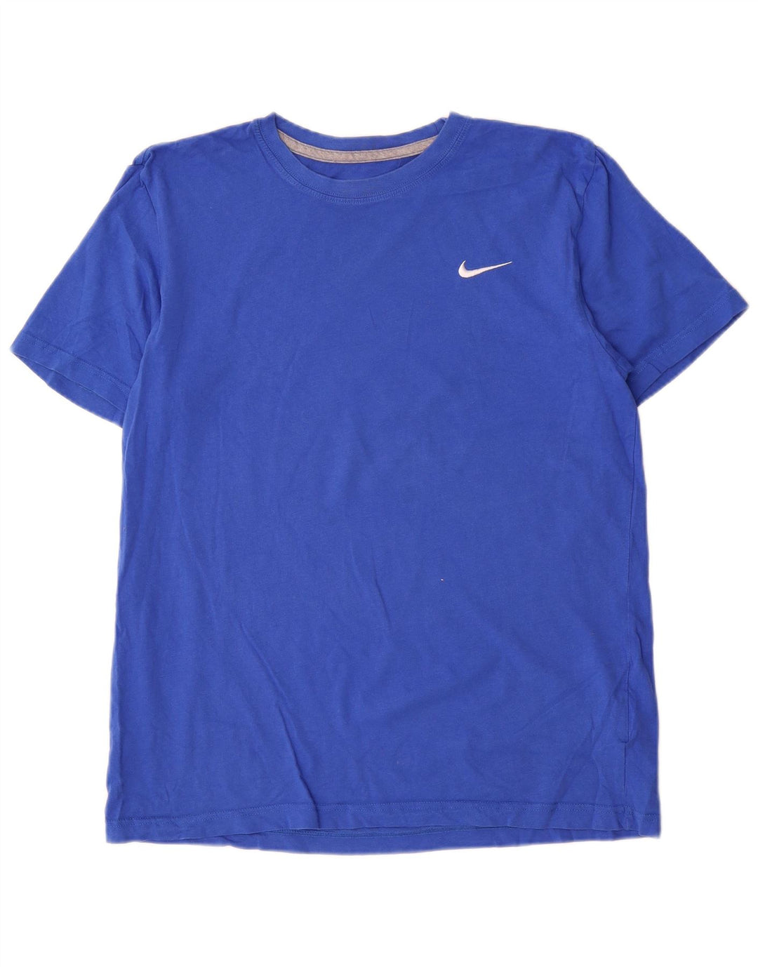 Nike - Camiseta de corte regular para hombre, talla grande, algodón azul
