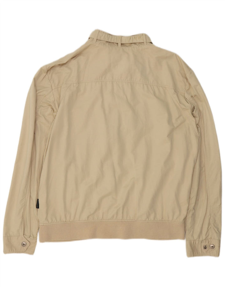 Sergio Tacchini Chaqueta Bomber para Hombre UK 44 2XL Algodón Beige