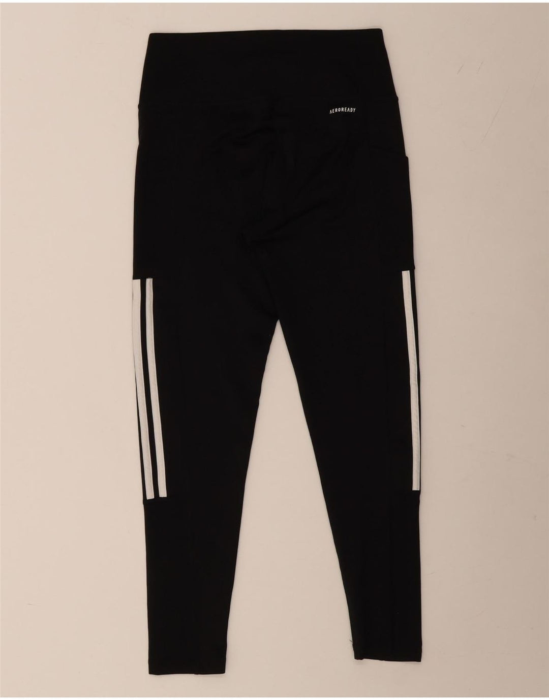 Leggings ADIDAS Aeroready para mujer Reino Unido 12/14 Mediano Negro Poliéster