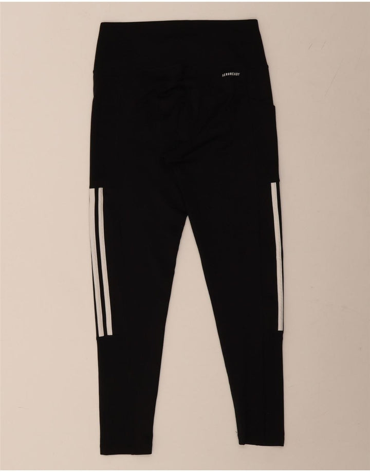 Leggings ADIDAS Aeroready para mujer Reino Unido 12/14 Mediano Negro Poliéster