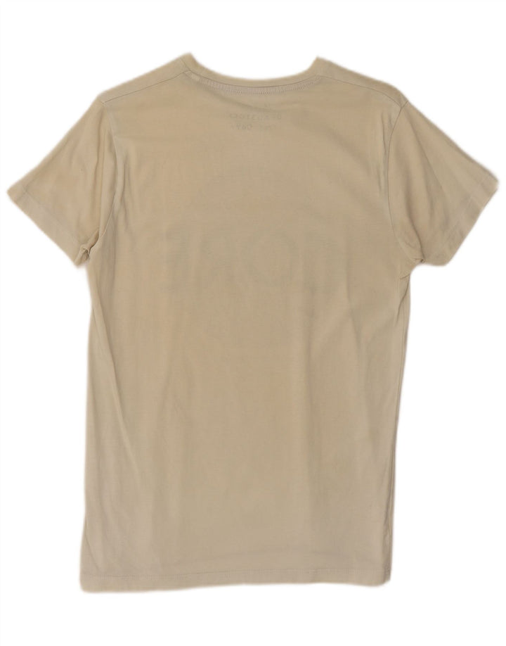 Jack & Jones Hombre Camiseta Gráfica Top Small Blanco