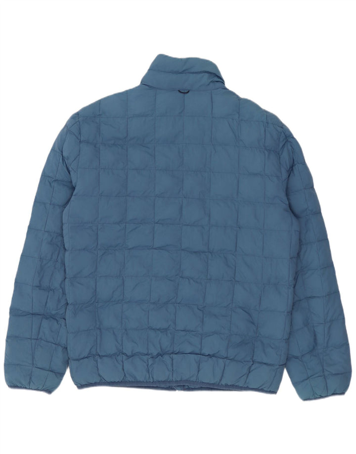 Timberland Chaqueta acolchada con forro para hombre UK 38 Medium Blue Nylon