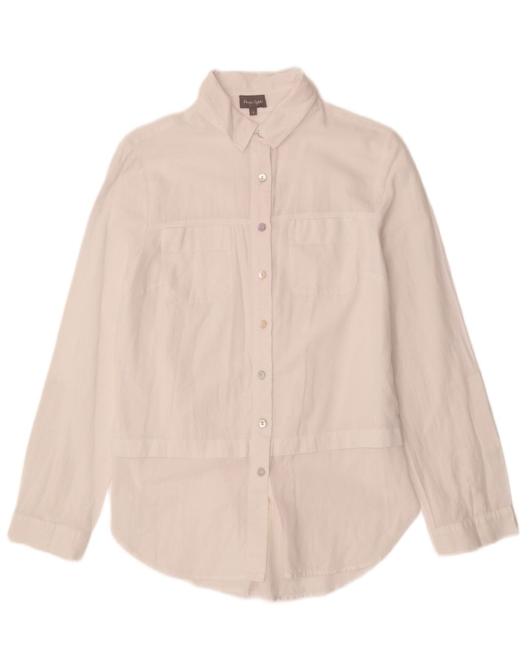 PHASE EIGHT Camisa de Mujer UK 8 Small Algodón Blanco