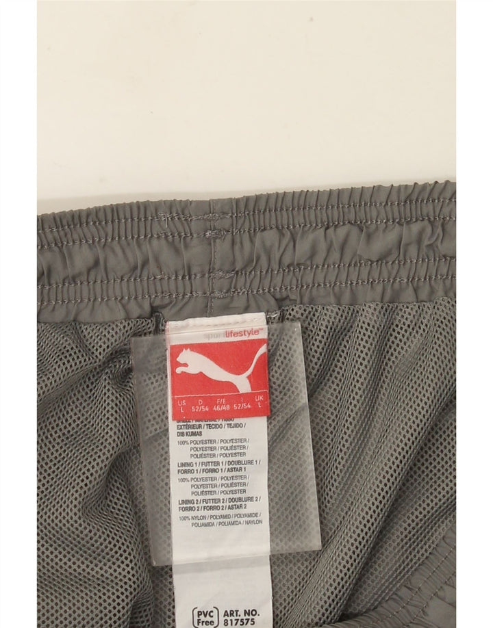 PUMA Pantalones de chándal para hombre Joggers Large Grey Poliéster
