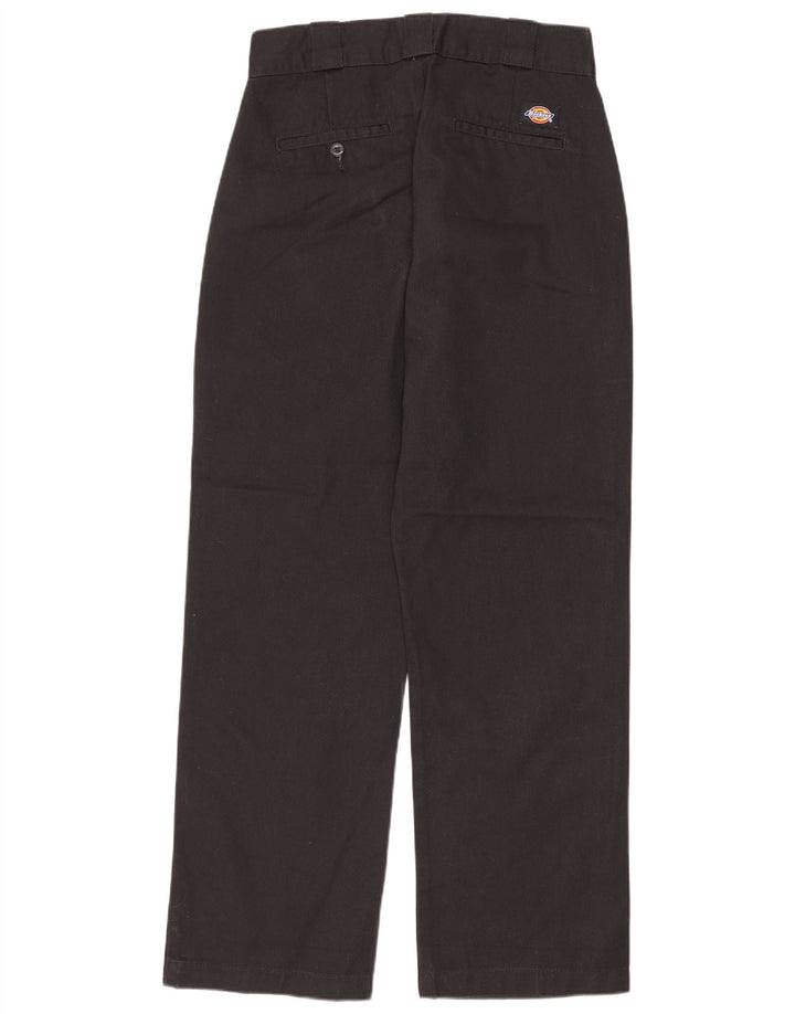 Pantalón Chino Recto Dickies Mujer W26 L26 Poliéster Negro