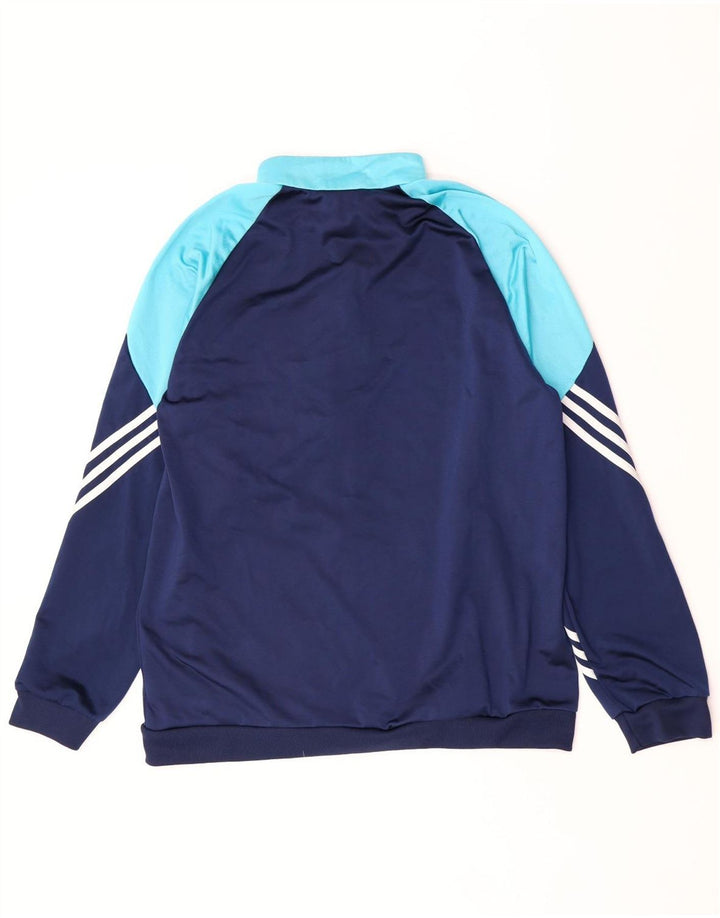 Adidas Hombre Chándal Top Jacket XL Azul Marino Colorblock Poliéster