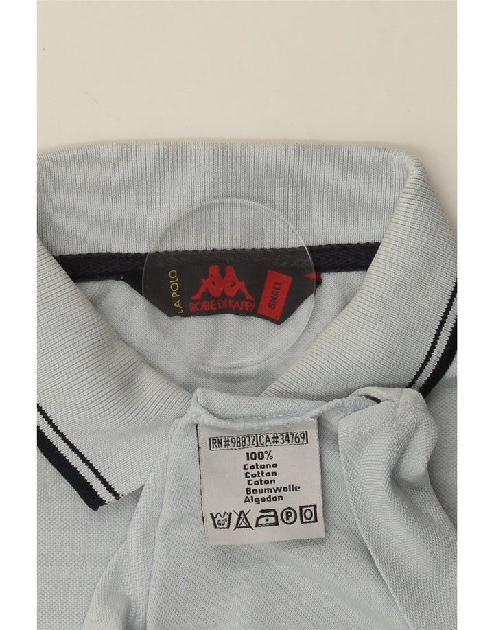 KAPPA Mens Polo Shirt Small Blue Cotton Vintage Kappa and Second-Hand Kappa from Messina Hembry 
