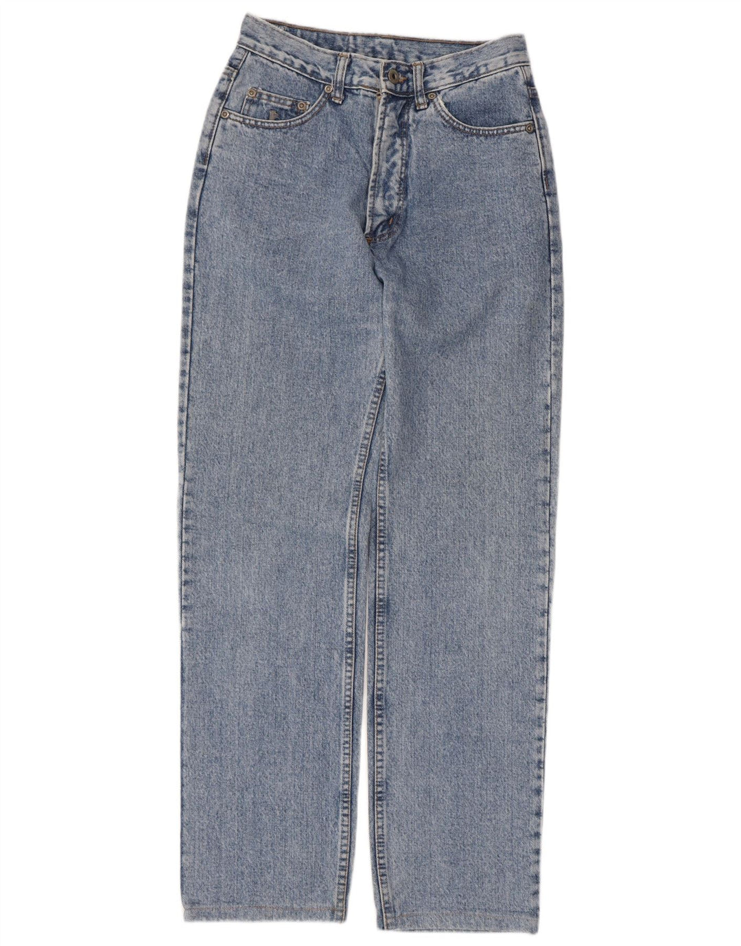 Vaqueros Carrera Mujer Tapered W28 L30 Algodón Azul