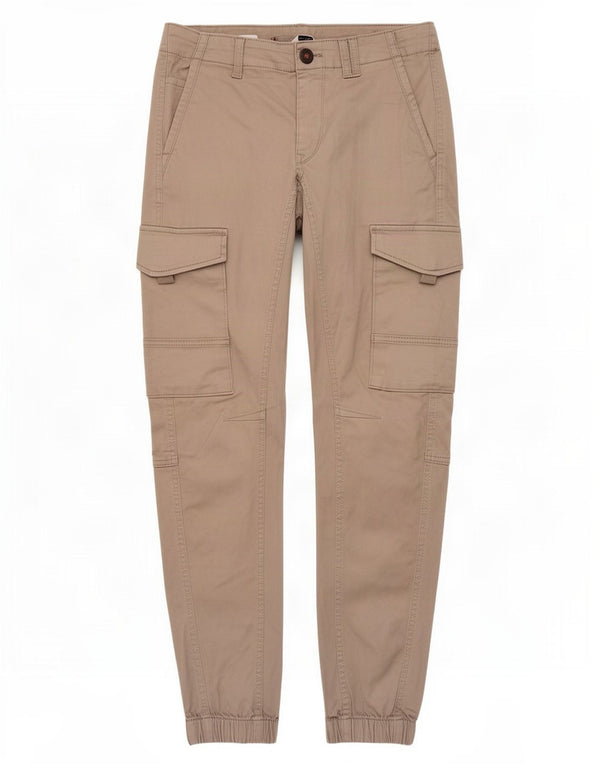Jack & Jones Hombre Paul Joggers Pantalones Cargo W30 L28 Beige