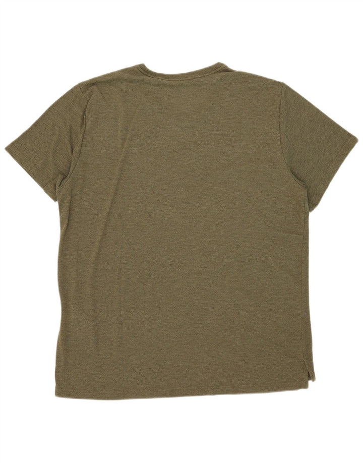 Camiseta Nike Dri Fit para hombre Top XL Poliéster verde