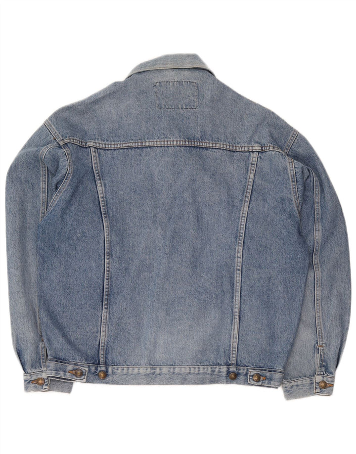 Casucci Chaqueta vaquera para hombre UK 40 Grande Algodón azul