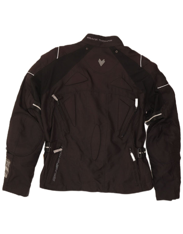 Frank Thomas Chaqueta gráfica para hombre UK 42 XL Nylon negro
