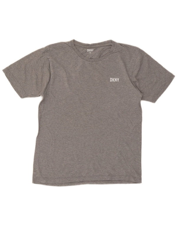 Camiseta Dkny Hombre Top Algodón Gris Medio