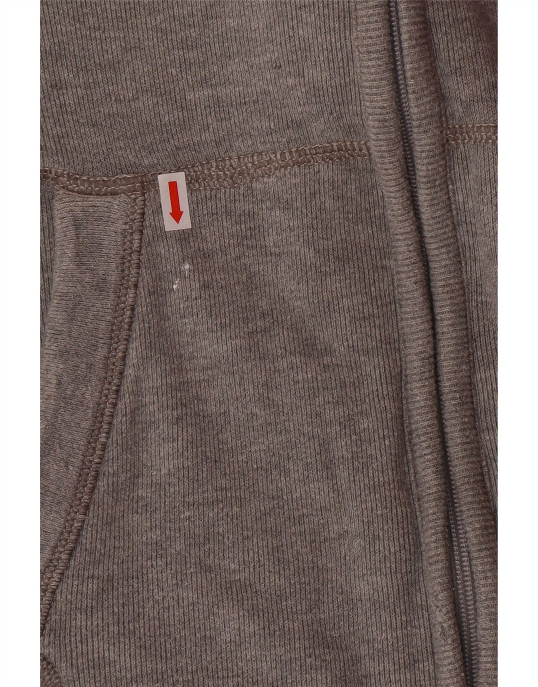 ABERCROMBIE & FITCH Chaqueta superior de chándal con gráfico para mujer UK 40 Grande Gris