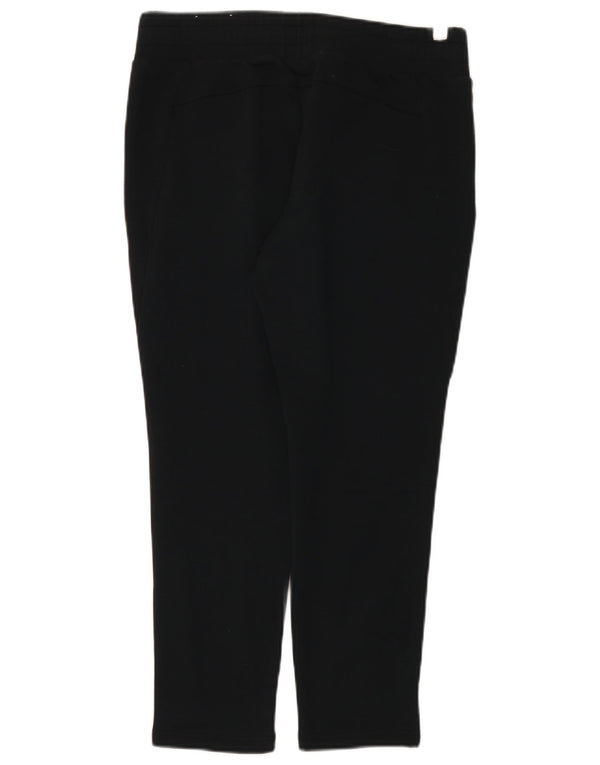 Puma Mujer Crop Graphic Leggings UK 12 Mediano Algodón Negro