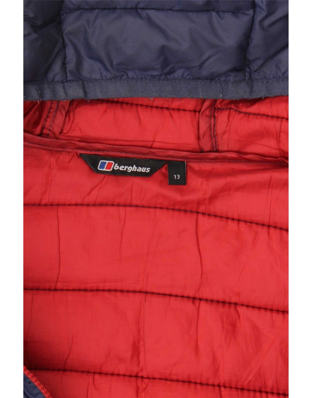 Berghaus Chaqueta acolchada con capucha para niño 12-13 años azul marino