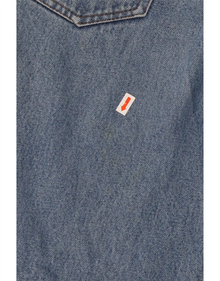 Vaqueros cónicos vintage para mujer W26 L27 azul