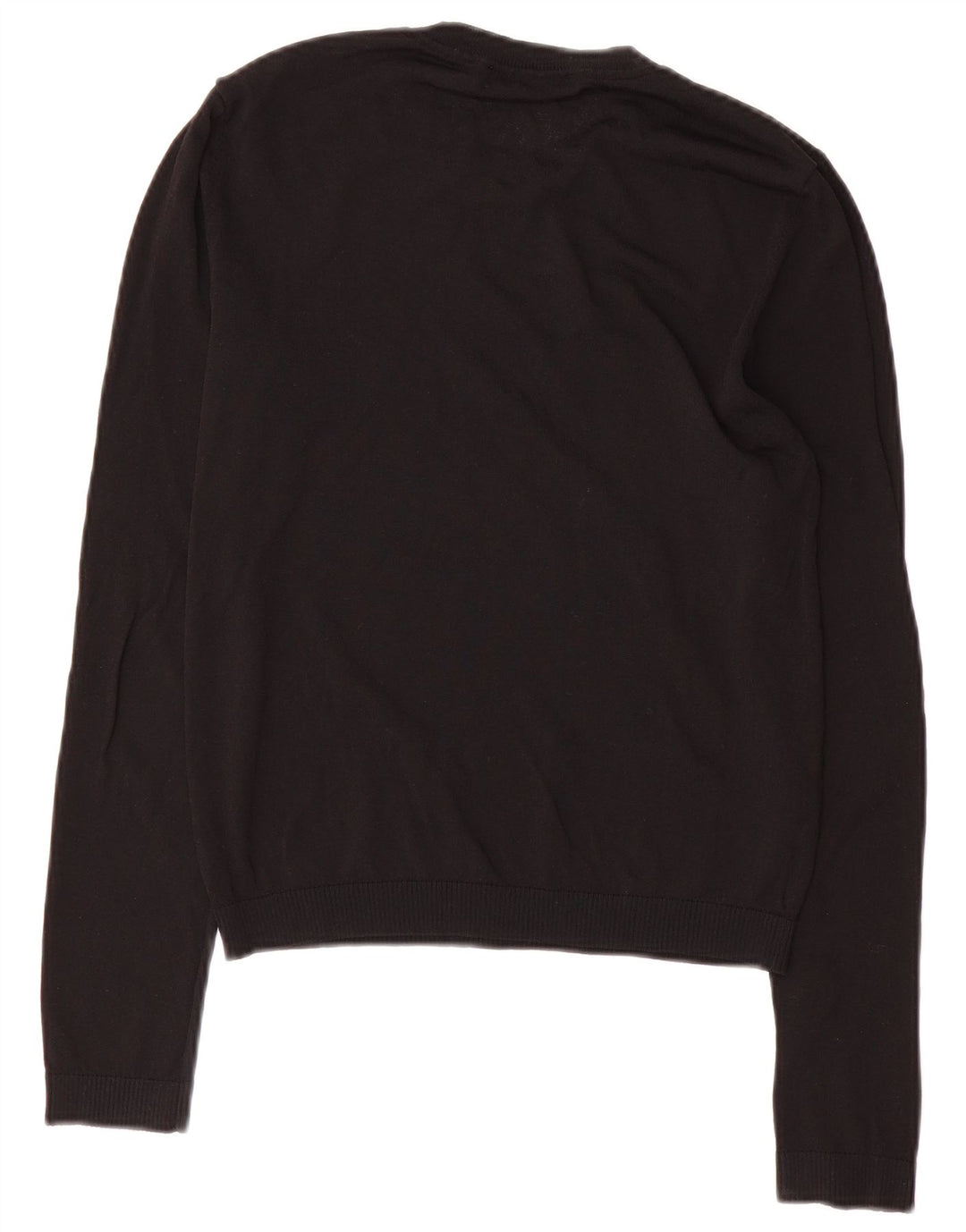 Zara - Jersey de cuello redondo para mujer, talla 40, color negro
