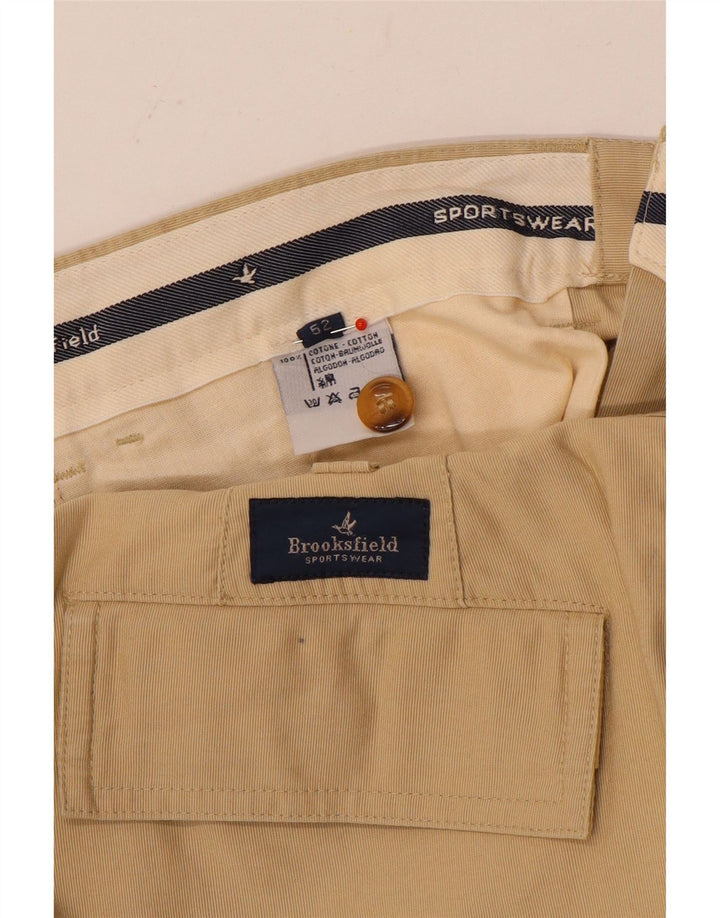Brooksfield Pantalones cortos cargo para hombre IT 52 XL W38 Algodón beige