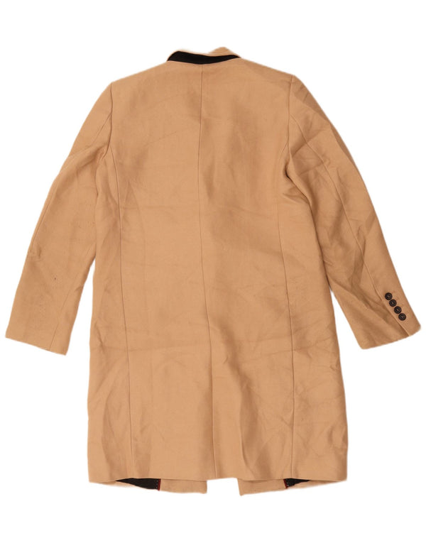 Zara Mujer Chaqueta Blazer Extragrande UK 10 Small Beige