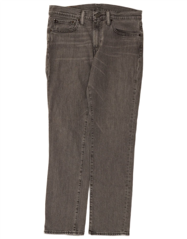 Levi's Hombre 511 Slim Jeans W31 L30 Algodón Gris