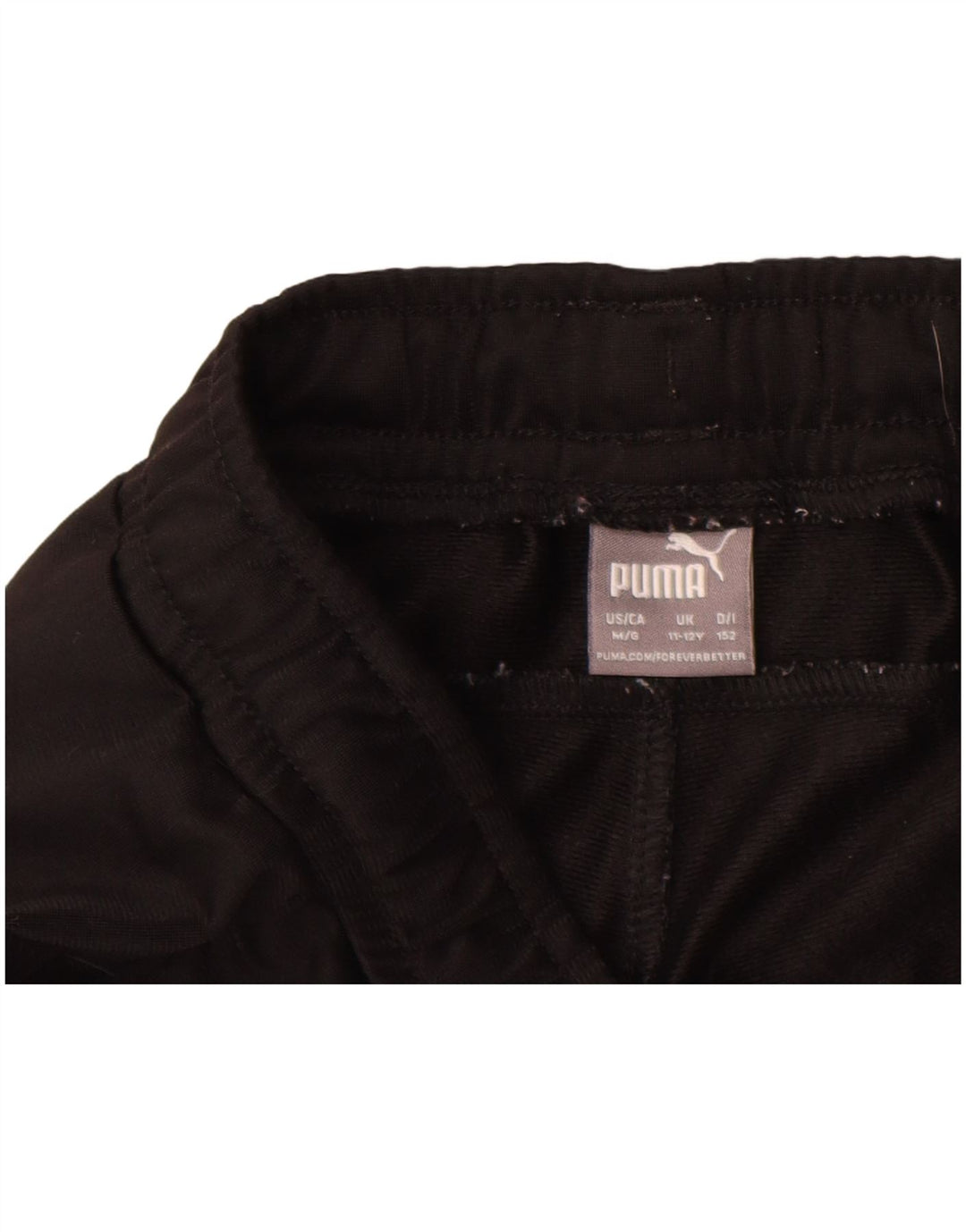 PUMA Pantalones de chándal para niño 11-12 años Negro