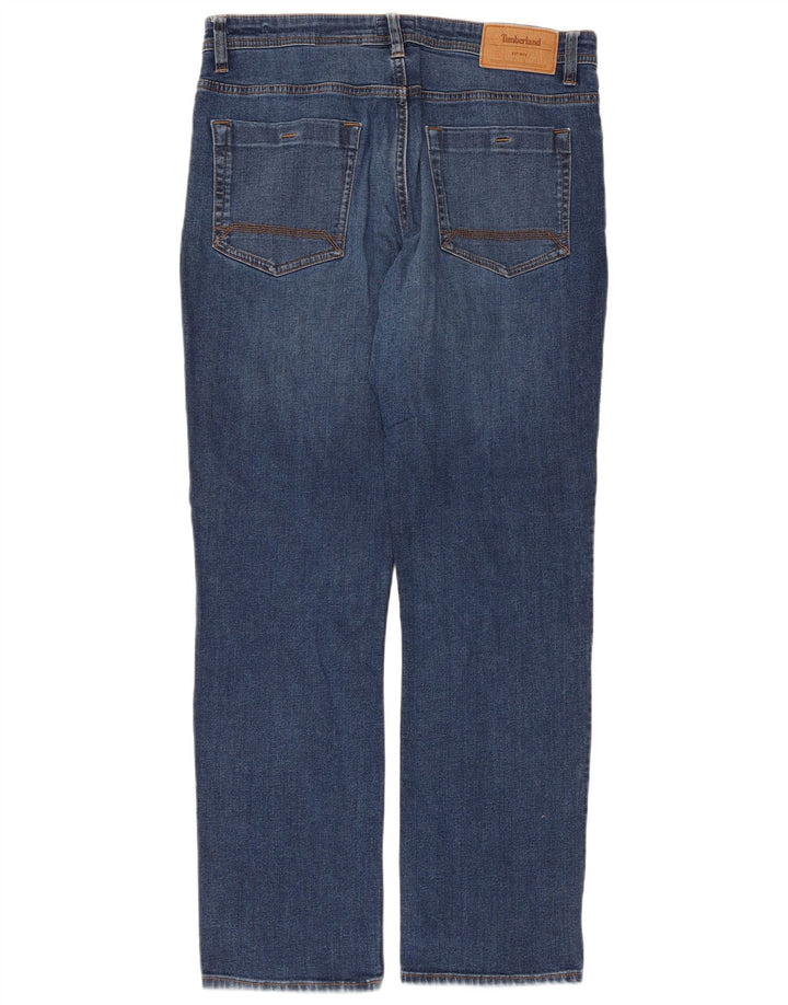 Timberland Vaqueros rectos para hombre W34 L32 Azul
