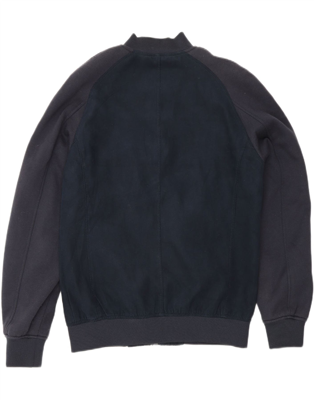 Zara Mens Bomber Jacket UK 40 Grande Azul Marino