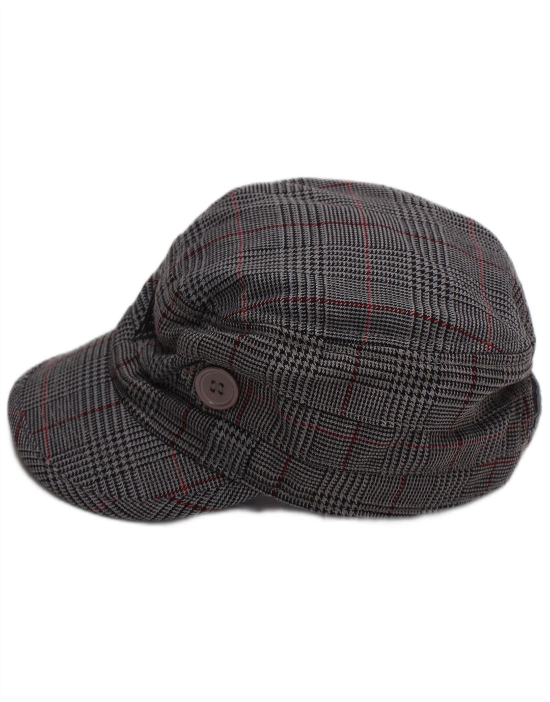Gorra Newsboy Roxy Mujer Talla única Gris Pata de gallo