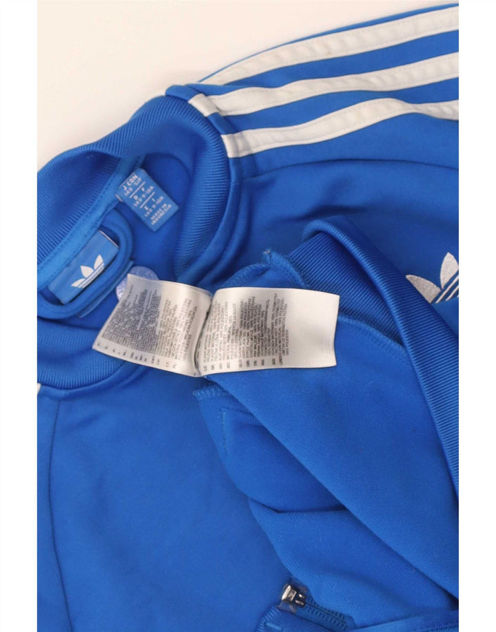 Adidas Chaqueta Chándal para Niños 9-10 Años Azul Poliéster