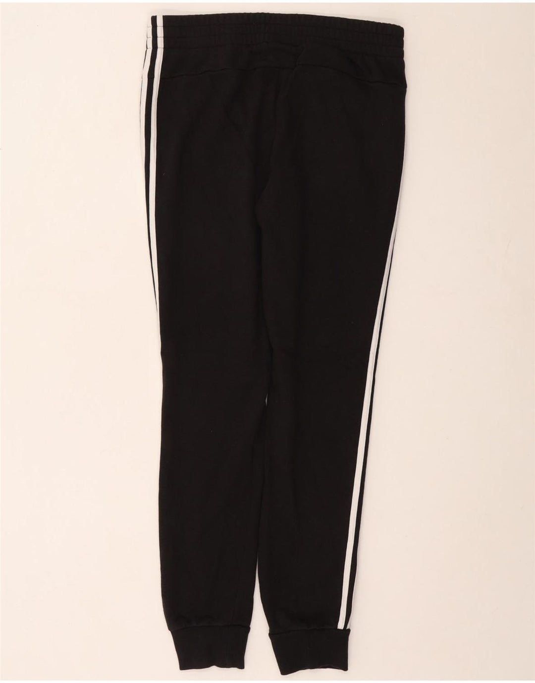 ADIDAS Pantalones de chándal para mujer Joggers UK 12/14 Mediano Negro Algodón