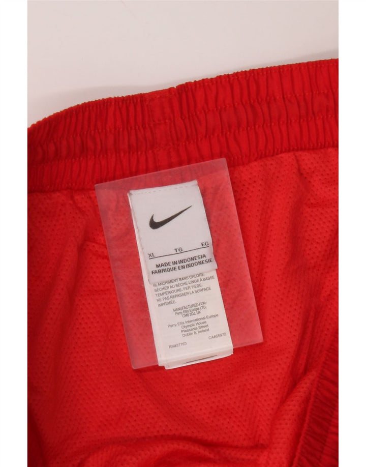 NIKE Shorts de baño gráficos para Hombre XL Poliéster Rojo