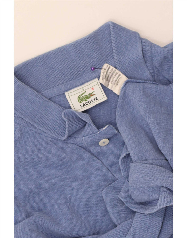 Polo Lacoste para hombre talla 5 grande algodón azul