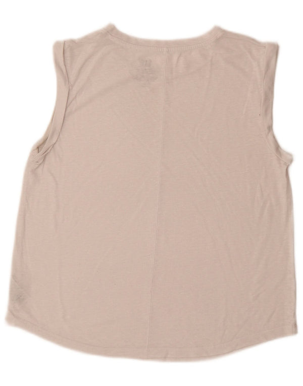 Gap Camiseta sin mangas para mujer UK 44 Medium White Linen