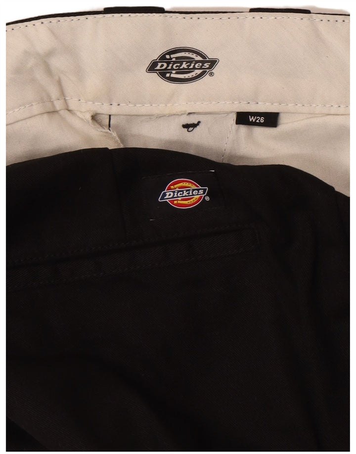 Dickies Pantalón chino recto para mujer W26 L29 Negro