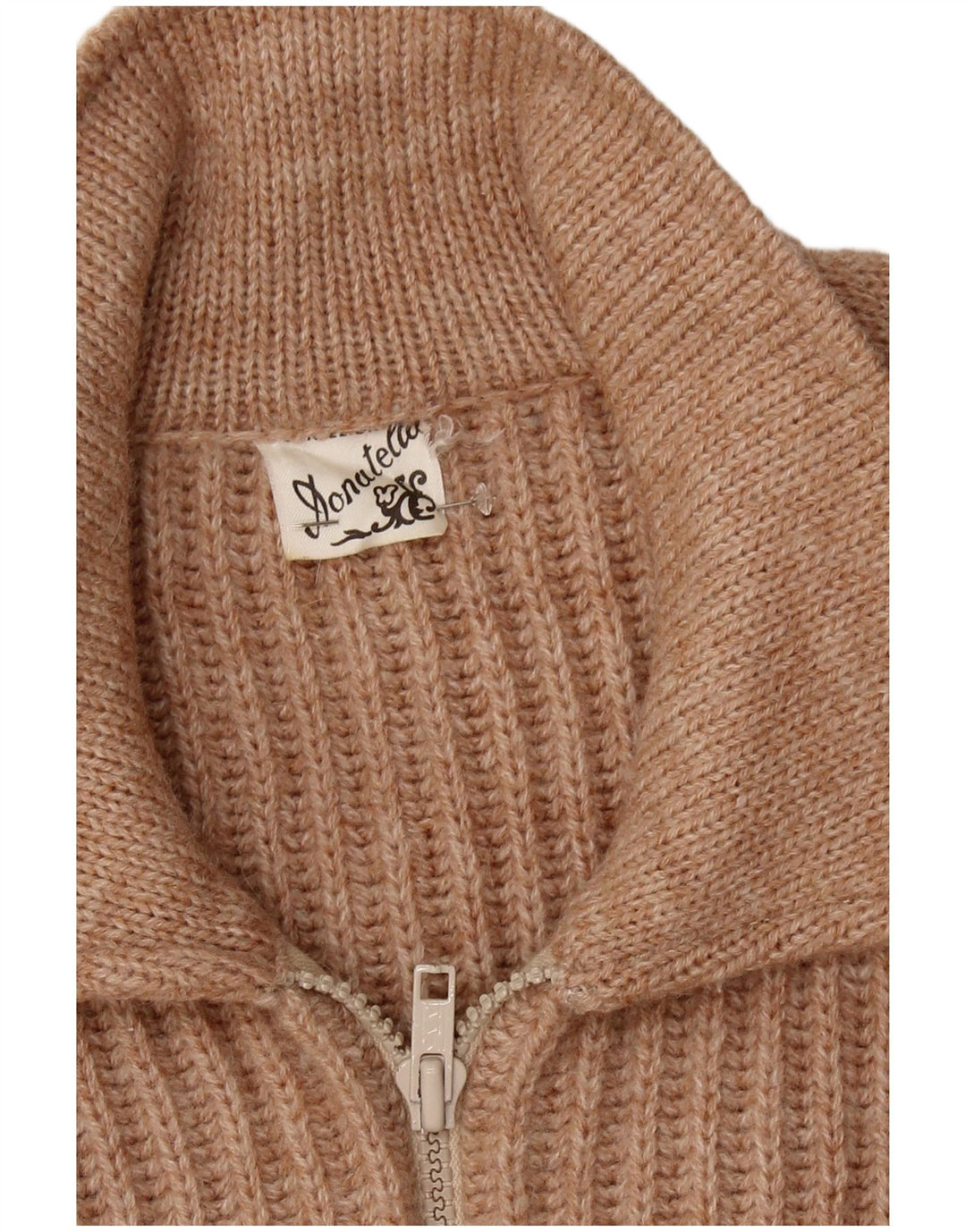 Donatella - Cárdigan para mujer, talla 40, XL, color marrón