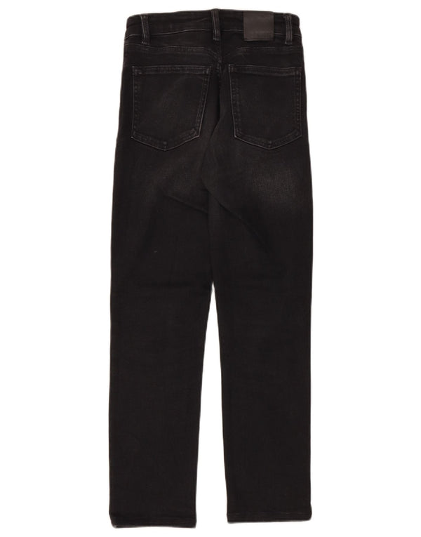 Massimo Dutti Vaqueros Slim Mujer EU 34 2XS W24 L26 Negro Algodón
